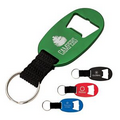 Bottle Opener Key Ring w/ Web Strap